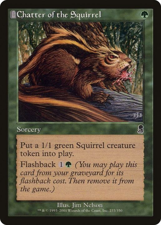 Chatter of the Squirrel in the group Magic the Gathering / Types / Colors / Green at Proxyprinters.com (48109)