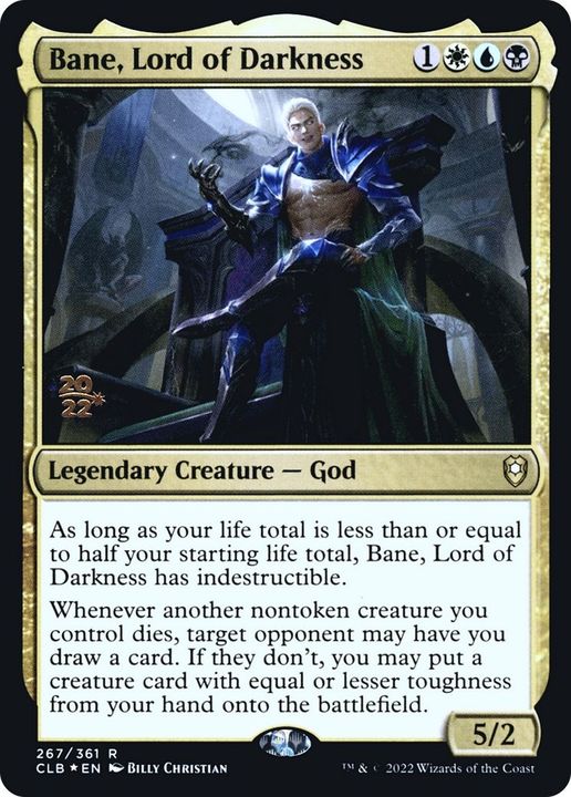 Bane, Lord of Darkness in the group Magic the Gathering / Types / Colors / Multicolors / B, U, W at Proxyprinters.com (48111)