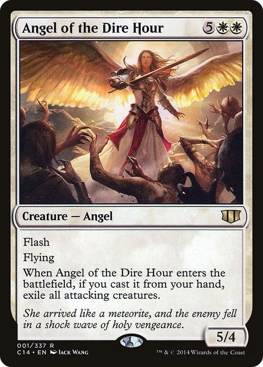 Angel of the Dire Hour in the group Magic the Gathering / Types / Colors / White at Proxyprinters.com (48115)