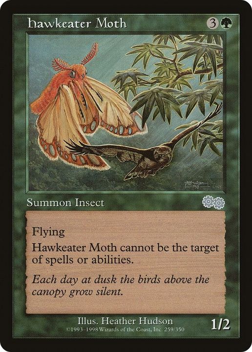 Hawkeater Moth in the group Magic the Gathering / Sets / Urza's Saga at Proxyprinters.com (48122)