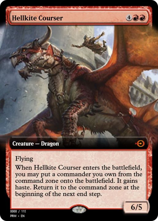 Hellkite Courser in the group Magic the Gathering / Types / Colors / Red at Proxyprinters.com (48129)