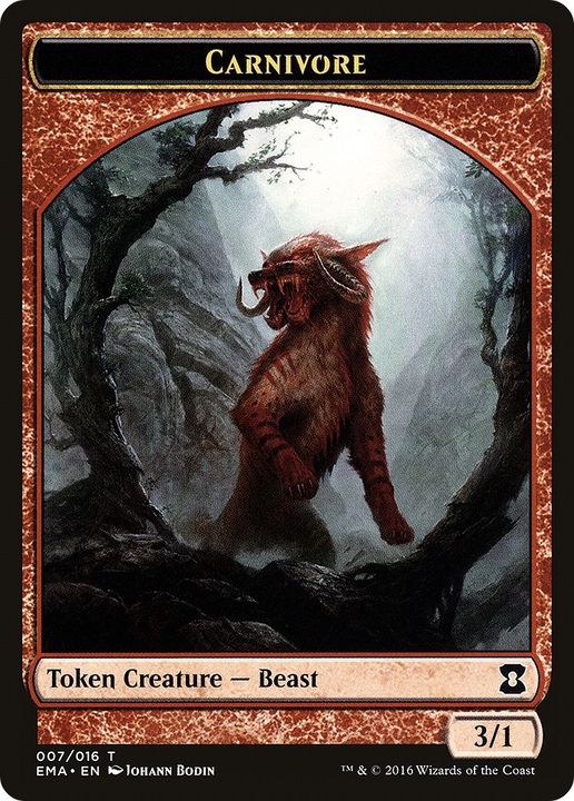 Carnivore in the group Magic the Gathering / Sets / Eternal Masters Tokens at Proxyprinters.com (48132)