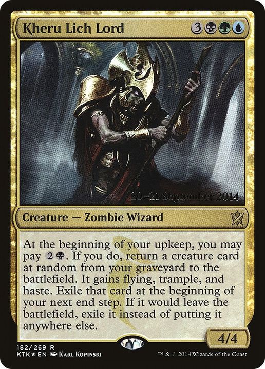 Kheru Lich Lord in the group Magic the Gathering / Types / Colors / Multicolors / B, G, U at Proxyprinters.com (48147)