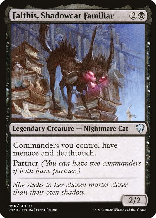 Falthis, Shadowcat Familiar in the group Magic the Gathering / Types / Colors / Black at Proxyprinters.com (48172)