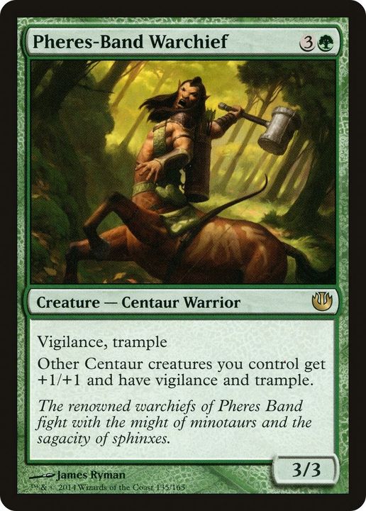 Pheres-Band Warchief in the group Magic the Gathering / Types / Creatures / Warrior at Proxyprinters.com (48176)