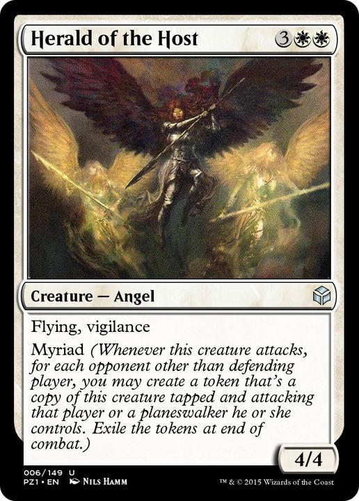 Herald of the Host in the group Magic the Gathering / Types / Colors / White at Proxyprinters.com (48196)