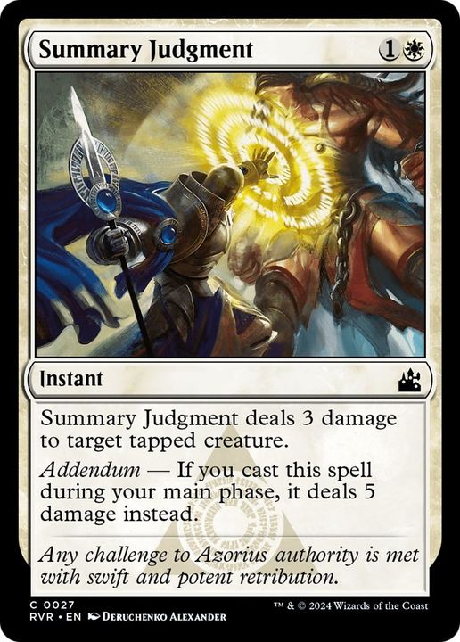 Summary Judgment in the group Magic the Gathering / Sets / Ravnica: City of Guilds Promos at Proxyprinters.com (48197)