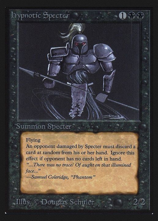 Hypnotic Specter in the group Magic the Gathering / Types / Colors / Black at Proxyprinters.com (48199)