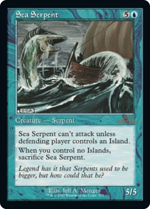 Sea Serpent in the group Magic the Gathering / Types / Colors / Blue at Proxyprinters.com (48205)