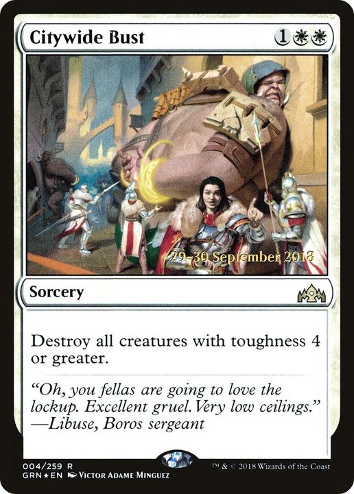 Citywide Bust in the group Magic the Gathering / Types / Colors / White at Proxyprinters.com (48207)