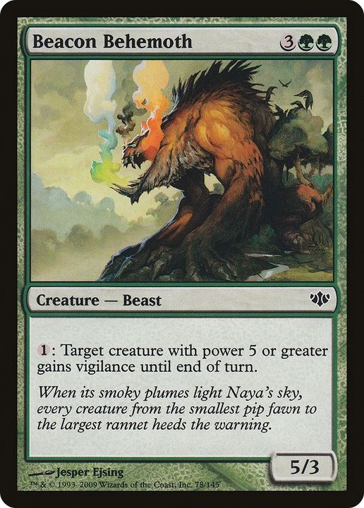 Beacon Behemoth in the group Magic the Gathering / Types / Colors / Green at Proxyprinters.com (4822)