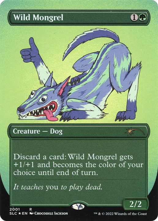 Wild Mongrel in the group Magic the Gathering / Types / Colors / Green at Proxyprinters.com (48221)