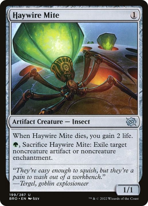 Haywire Mite in the group Magic the Gathering / Sets / The Brothers' War at Proxyprinters.com (48225)