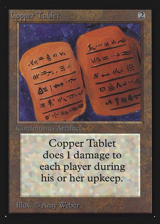 Copper Tablet in the group Magic the Gathering / Sets / Collectors' Edition at Proxyprinters.com (48231)