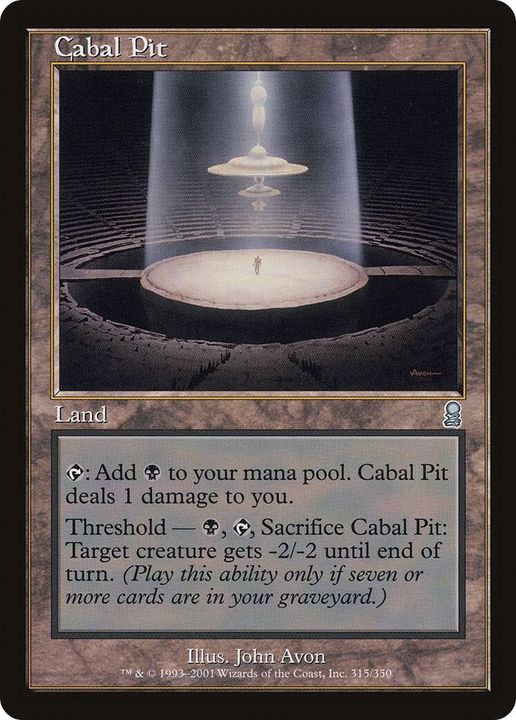 Cabal Pit in the group Magic the Gathering / Types / Colors / Colorless at Proxyprinters.com (48250)