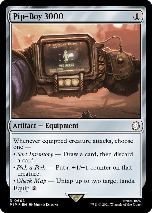 Pip-Boy 3000 in the group Magic the Gathering / Types / Artifacts / Artifact at Proxyprinters.com (48291)