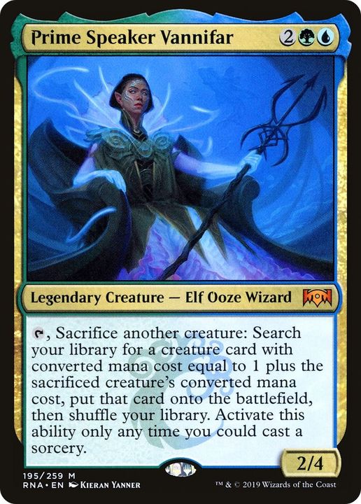 Prime Speaker Vannifar in the group Magic the Gathering / Types / Colors / Multicolors / G, U at Proxyprinters.com (48299)