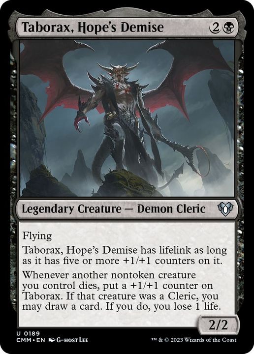 Taborax, Hope's Demise in the group Magic the Gathering / Types / Colors / Black at Proxyprinters.com (48330)