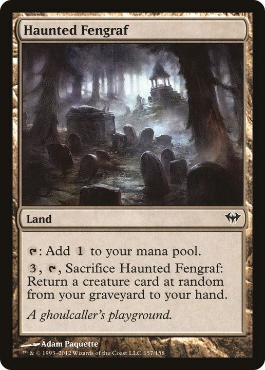 Haunted Fengraf in the group Magic the Gathering / Types / Colors / Colorless at Proxyprinters.com (48333)