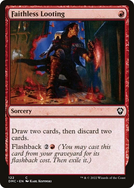 Faithless Looting in the group Magic the Gathering / Sets / Dominaria United Commander at Proxyprinters.com (48340)