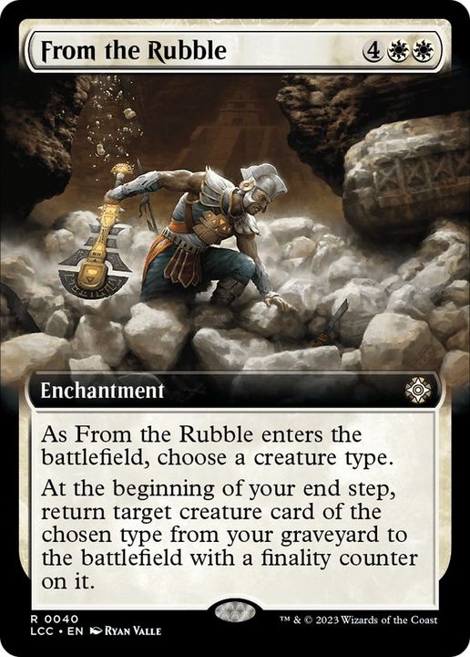 From the Rubble in the group Magic the Gathering / Sets / The Lost Caverns of Ixalan Commander at Proxyprinters.com (48343)