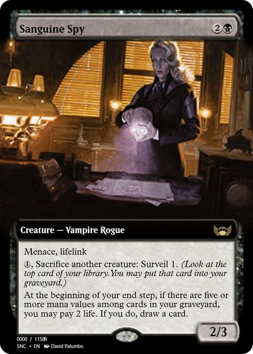 Sanguine Spy in the group Magic the Gathering / Types / Colors / Black at Proxyprinters.com (48355)