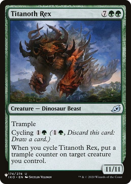 Titanoth Rex in the group Magic the Gathering / Sets / The List at Proxyprinters.com (48358)