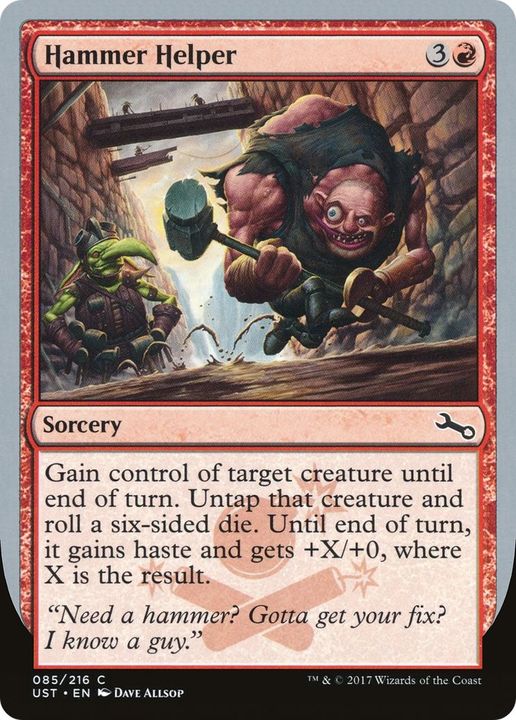 Hammer Helper in the group Magic the Gathering / Types / Colors / Red at Proxyprinters.com (48360)