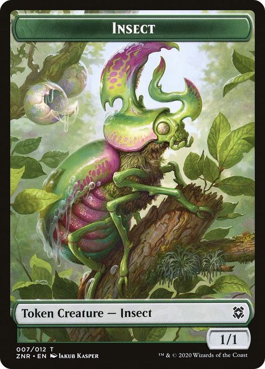 Insect in the group Magic the Gathering / Sets / Zendikar Rising Tokens at Proxyprinters.com (48368)