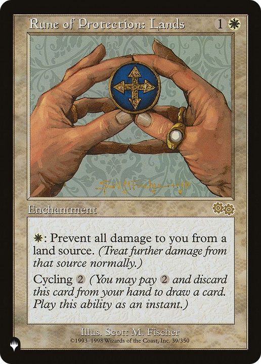 Rune of Protection: Lands in the group Magic the Gathering / Types / Enchantment / Enchantment at Proxyprinters.com (4839)