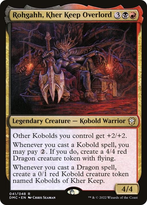 Rohgahh, Kher Keep Overlord in the group Magic the Gathering / Types / Colors / Multicolors / B, R at Proxyprinters.com (48393)