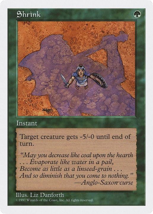 Shrink in the group Magic the Gathering / Types / Colors / Green at Proxyprinters.com (48417)