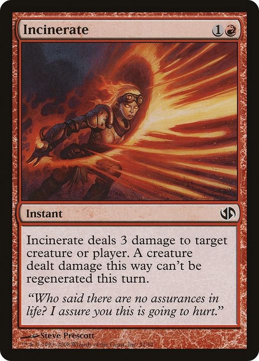 Incinerate in the group Magic the Gathering / Types / Colors / Red at Proxyprinters.com (48427)