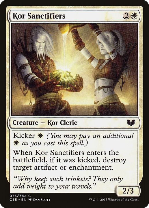 Kor Sanctifiers in the group Magic the Gathering / Types / Colors / White at Proxyprinters.com (48435)