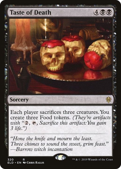 Taste of Death in the group Magic the Gathering / Types / Colors / Black at Proxyprinters.com (48440)