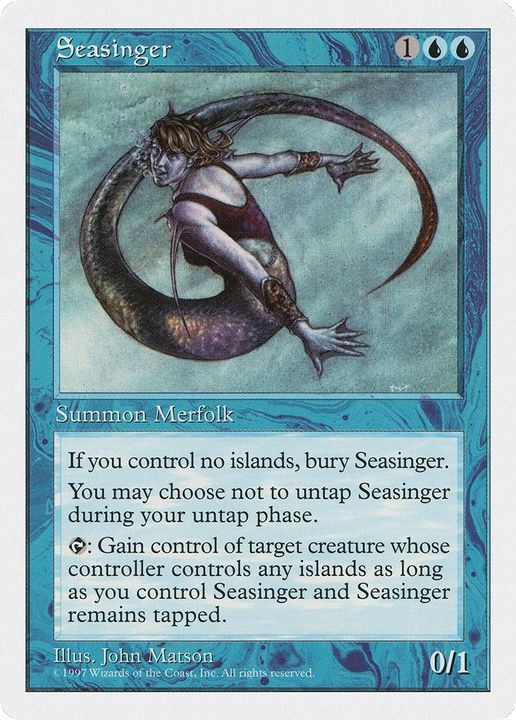 Seasinger in the group Magic the Gathering / Types / Colors / Blue at Proxyprinters.com (48445)