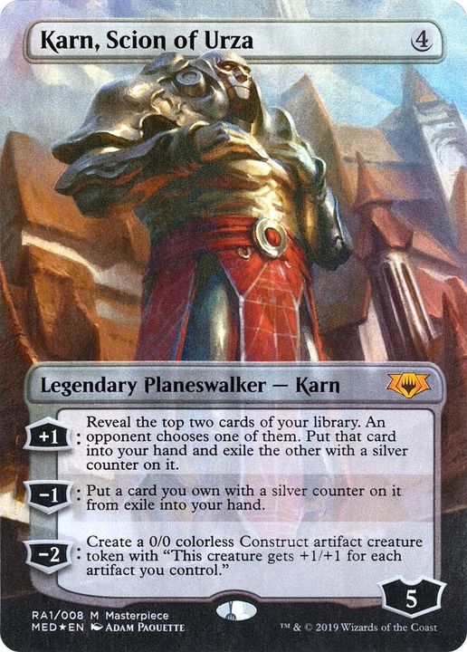 Karn, Scion of Urza in the group Magic the Gathering / Types / Colors / Colorless at Proxyprinters.com (4845)