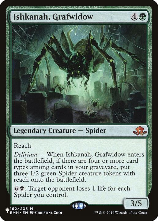 Ishkanah, Grafwidow in the group Magic the Gathering / Types / Colors / Green at Proxyprinters.com (48456)