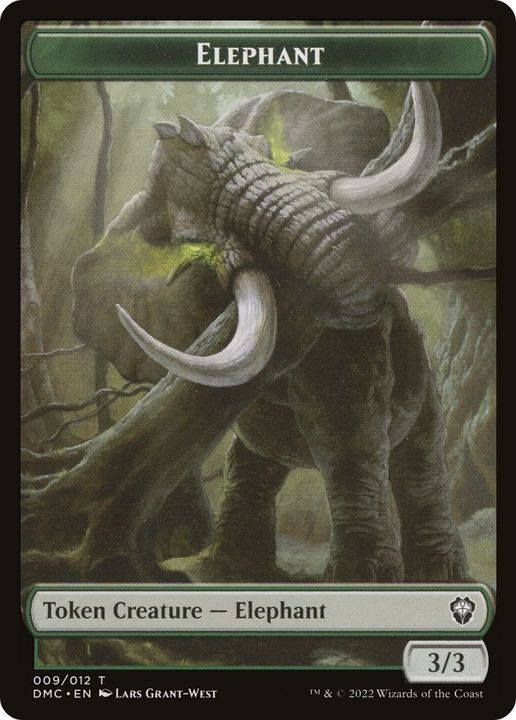 Elephant in the group Magic the Gathering / Types / Colors / Green at Proxyprinters.com (48466)