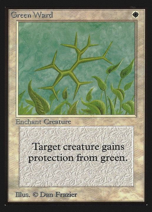 Green Ward in the group Magic the Gathering / Types / Colors / White at Proxyprinters.com (48476)