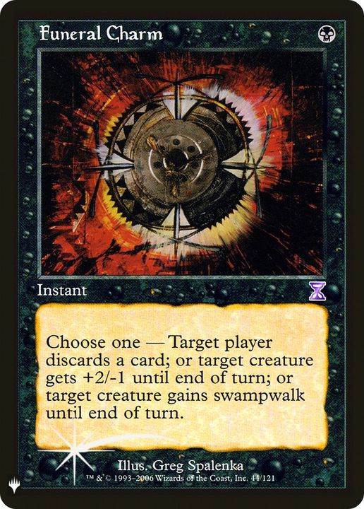 Funeral Charm in the group Magic the Gathering / Types / Colors / Black at Proxyprinters.com (48503)