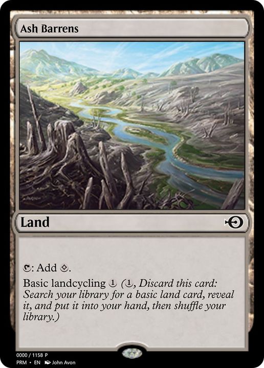 Ash Barrens in the group Magic the Gathering / Types / Colors / Colorless at Proxyprinters.com (48522)