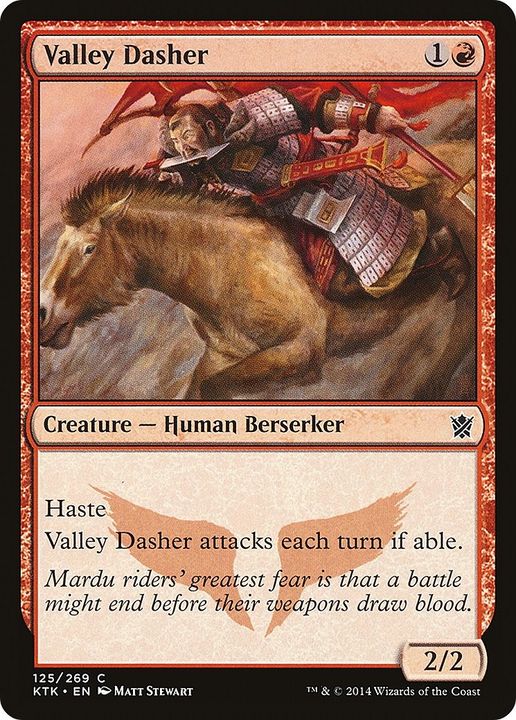 Valley Dasher in the group Magic the Gathering / Types / Creatures / Human at Proxyprinters.com (48530)