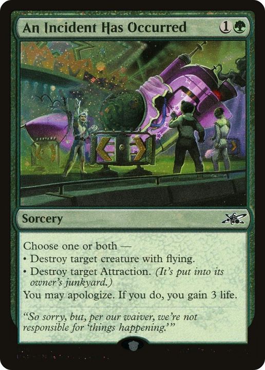 An Incident Has Occurred in the group Magic the Gathering / Types / Colors / Green at Proxyprinters.com (4854)