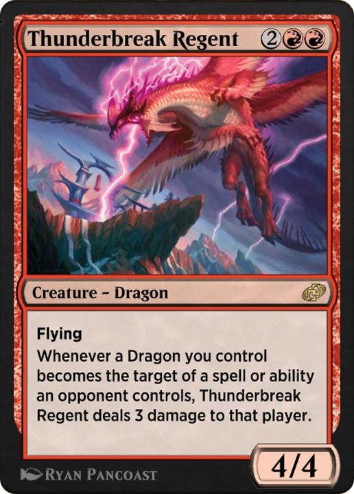 Thunderbreak Regent in the group Magic the Gathering / Types / Colors / Red at Proxyprinters.com (48555)