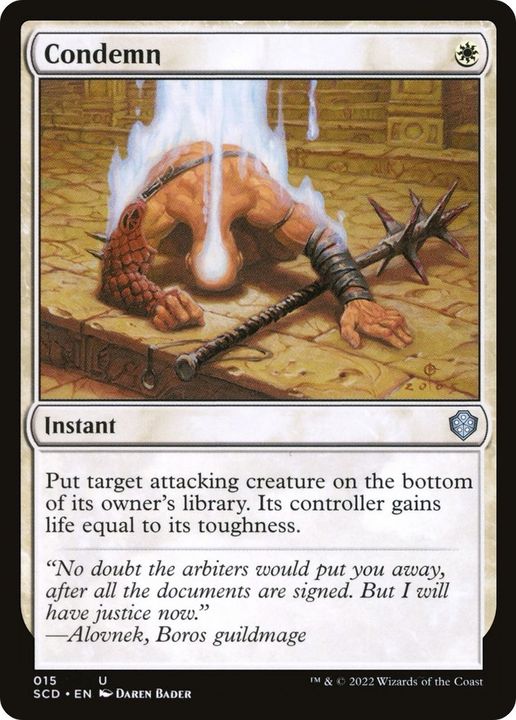 Condemn in the group Magic the Gathering / Sets / Starter Commander Decks at Proxyprinters.com (48556)