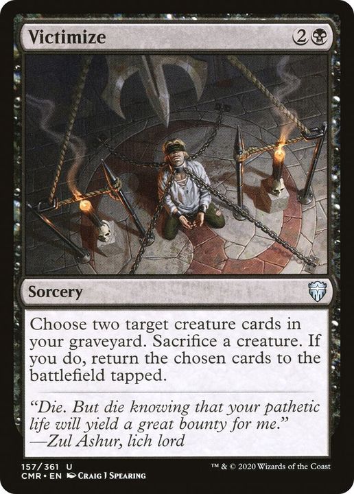 Victimize in the group Magic the Gathering / Types / Colors / Black at Proxyprinters.com (48565)