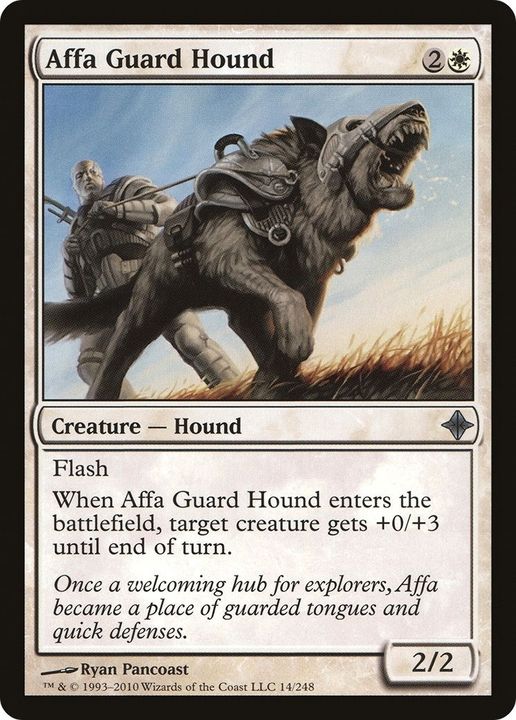 Affa Guard Hound in the group Magic the Gathering / Types / Colors / White at Proxyprinters.com (48571)