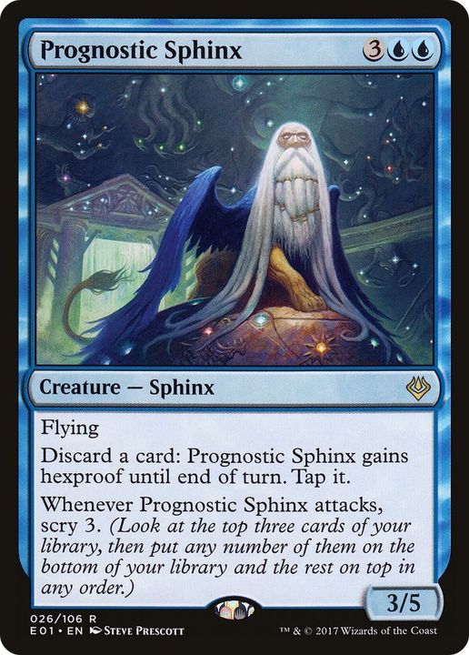 Prognostic Sphinx in the group Magic the Gathering / Types / Colors / Blue at Proxyprinters.com (48578)