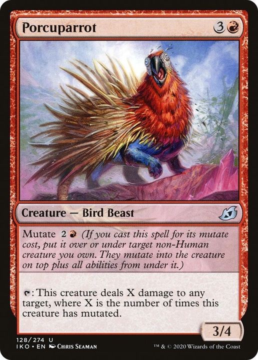 Porcuparrot in the group Magic the Gathering / Types / Colors / Red at Proxyprinters.com (48579)